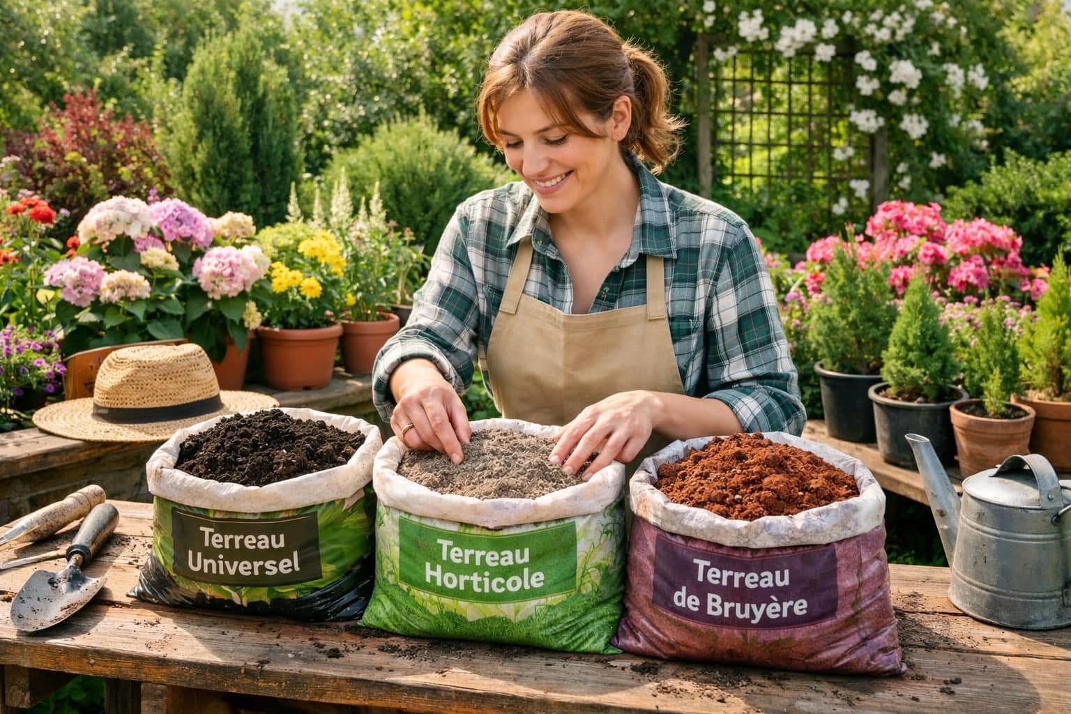 découvrez comment choisir le terreau idéal pour vos plantes en comparant terreau universel, horticole et de bruyère afin de favoriser une croissance optimale dans votre jardin.
