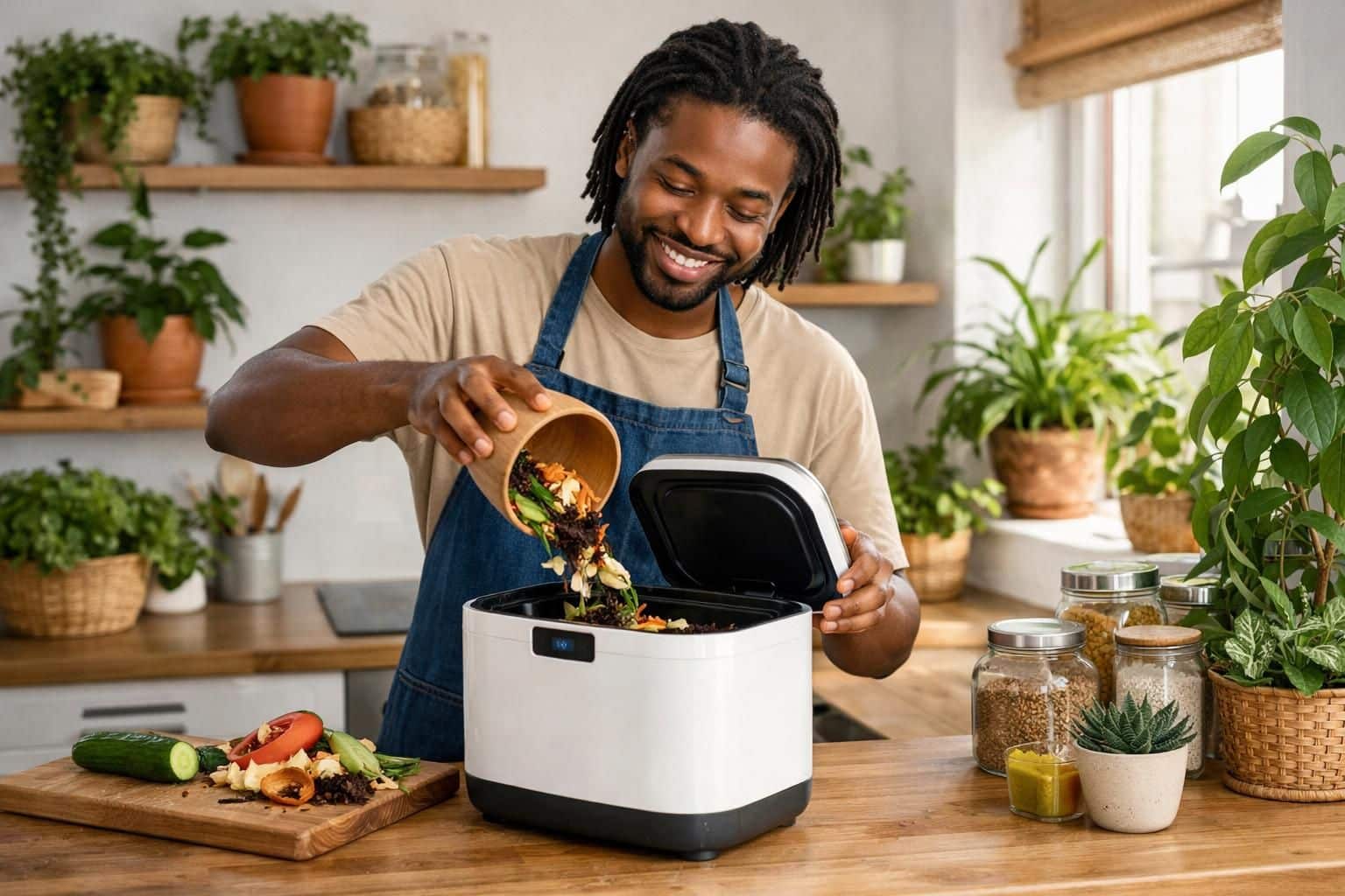 découvrez comment transformer facilement vos déchets organiques en compost riche grâce à notre guide pratique du composteur d'intérieur. adoptez une démarche écologique et économique dès aujourd'hui.