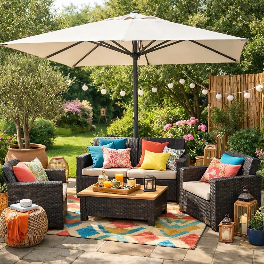 apportez une touche d'élégance et de confort à votre jardin avec notre parasol carré, idéal pour profiter de l'ombre tout en sublimant votre espace extérieur.