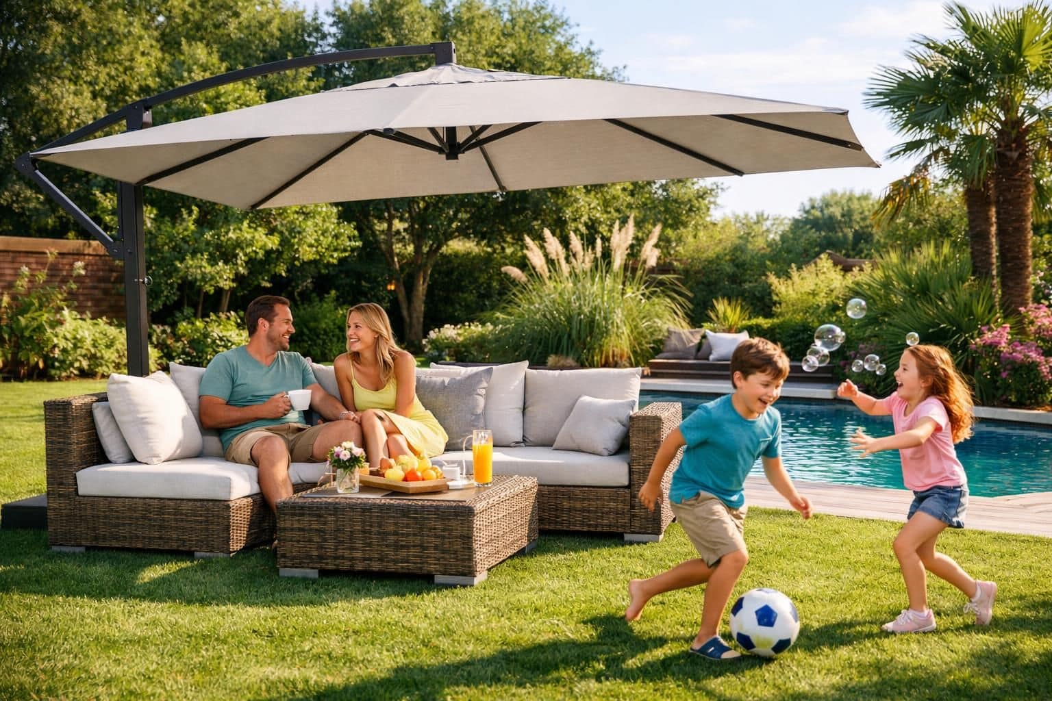 explorez les avantages uniques du parasol déporté rectangulaire, alliant élégance et fonctionnalité pour une protection optimale contre le soleil dans votre espace extérieur.