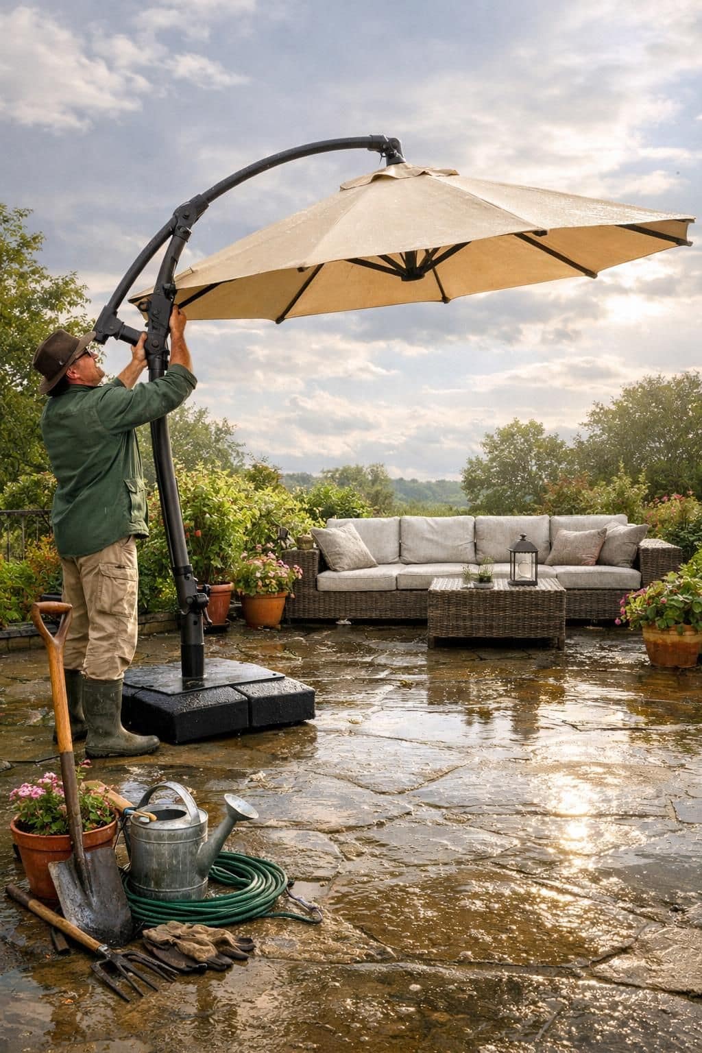 découvrez le parasol imperméable, votre allié essentiel pour profiter du plein air sans craindre la pluie ni le soleil. pratique et résistant, il protège efficacement contre les caprices du temps.