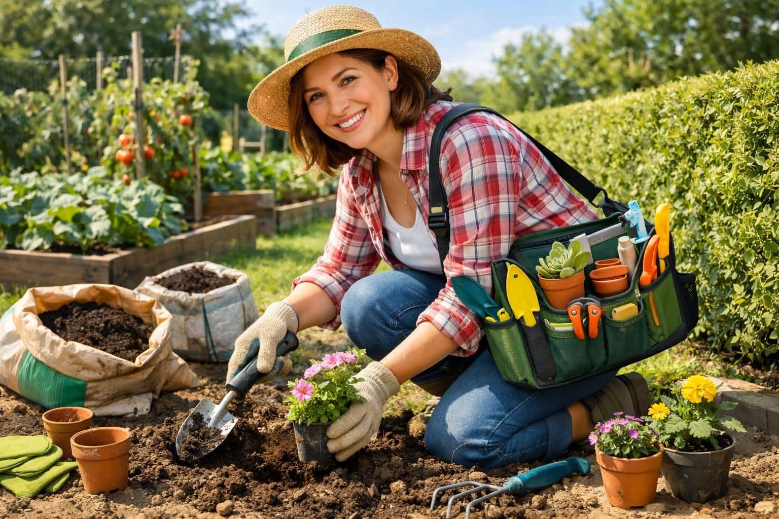 découvrez le sac de jardin, votre allié pratique et malin pour faciliter toutes vos tâches de jardinage. adoptez-le plutôt qu'un simple coup de main !