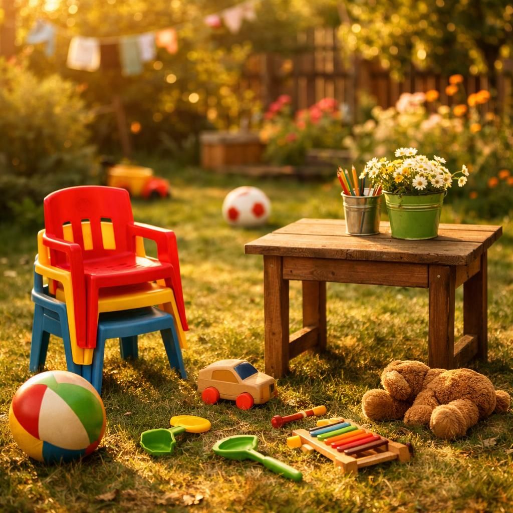 découvrez notre sélection irrésistible de chaises de jardin pour enfants, alliant confort, sécurité et design ludique pour égayer les moments en plein air de vos petits.