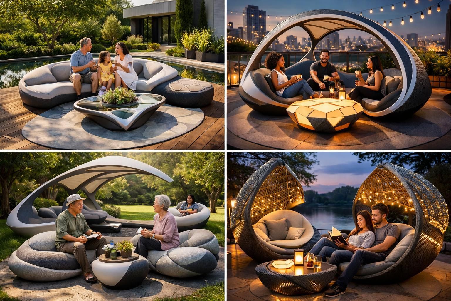 explorez notre collection exclusive de salons de jardin au design unique et innovant, alliant confort et style pour transformer votre espace extérieur.