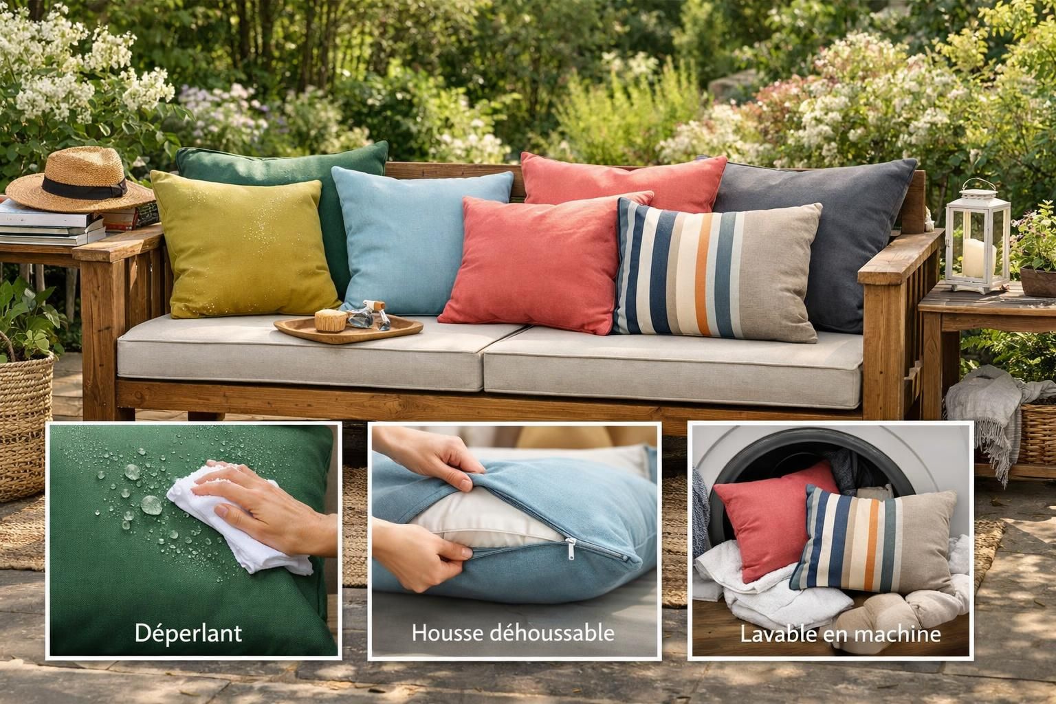 découvrez l'élégance et le confort d'un salon de jardin avec canapé, parfait pour vos moments de détente en plein air. profitez d'un espace convivial et stylé pour vos repas et instants de relaxation.