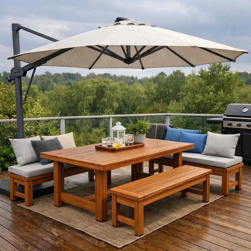 découvrez le charme authentique et l'élégance naturelle d'un salon de jardin en bois exotique, alliant confort et durabilité pour sublimer votre espace extérieur.