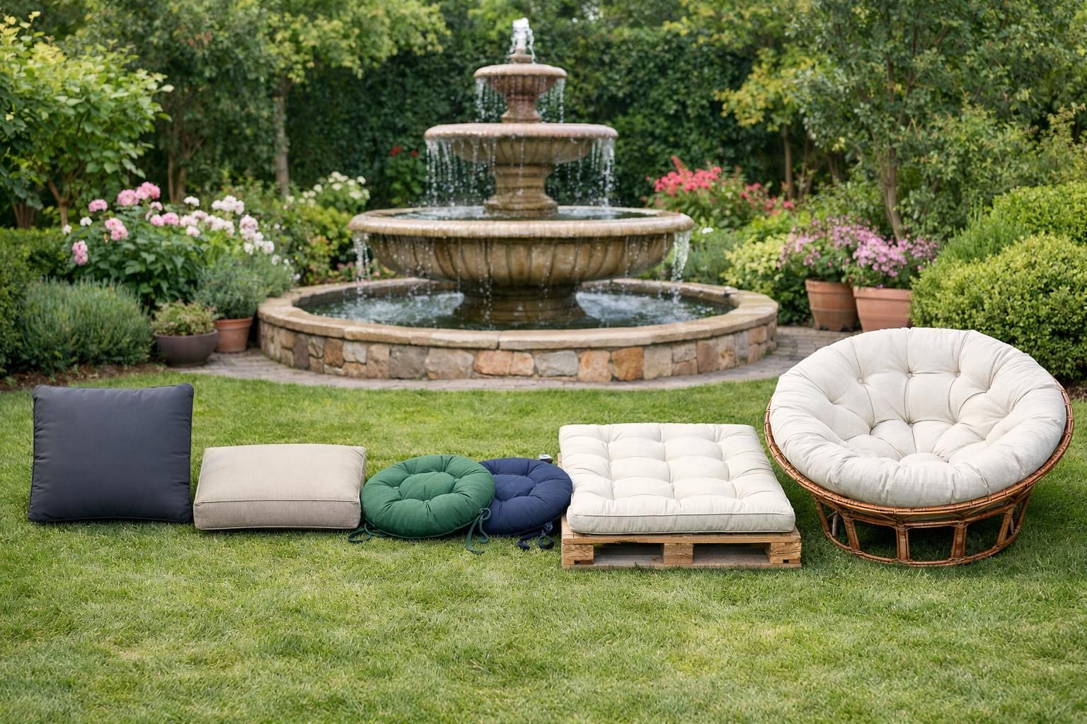 découvrez nos coussins confortables et élégants, parfaits pour sublimer votre salon de jardin et profiter d'un extérieur chaleureux et accueillant.
