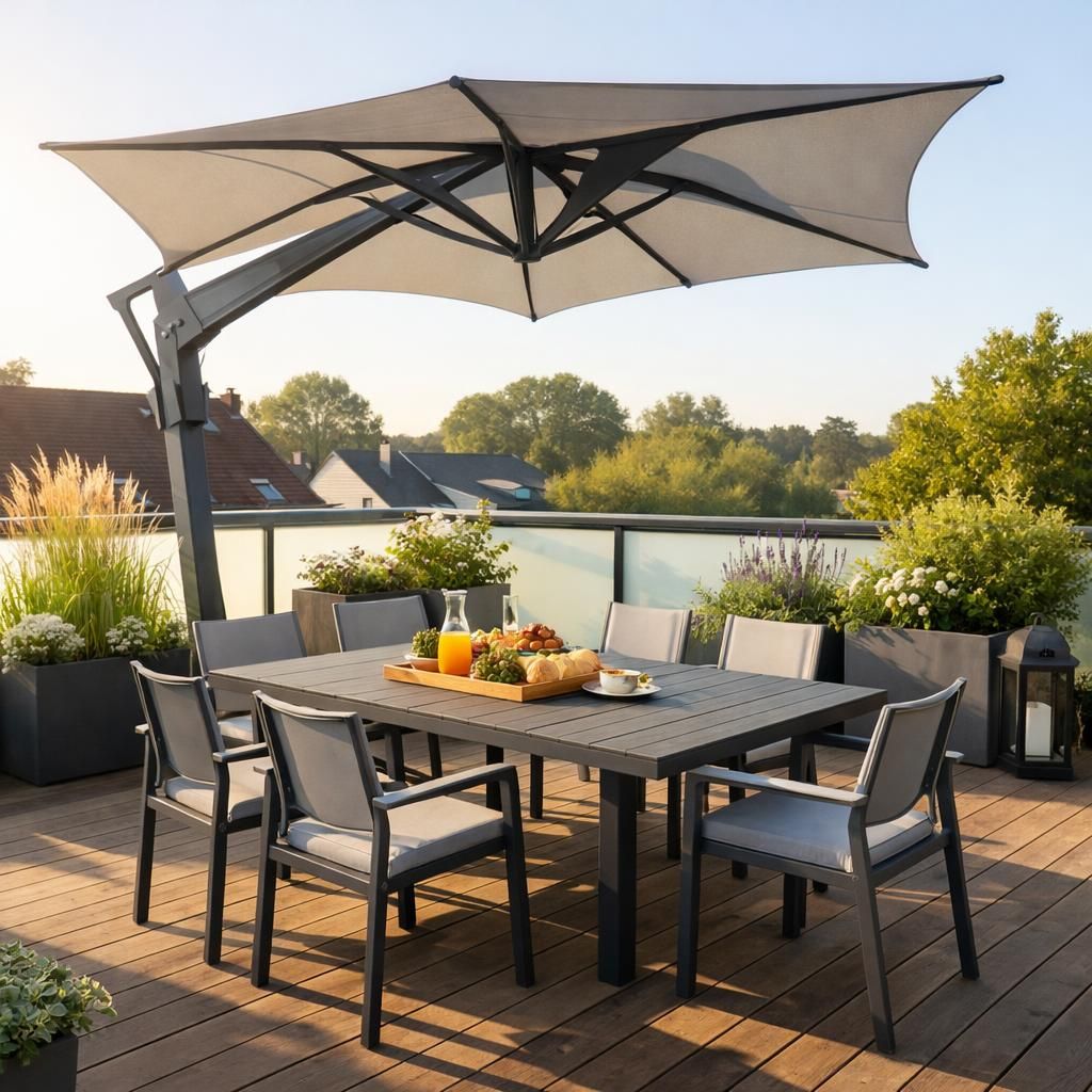découvrez nos meubles de terrasse conçus pour s'adapter à chaque espace et créer un extérieur sur-mesure, alliant confort, style et fonctionnalité.