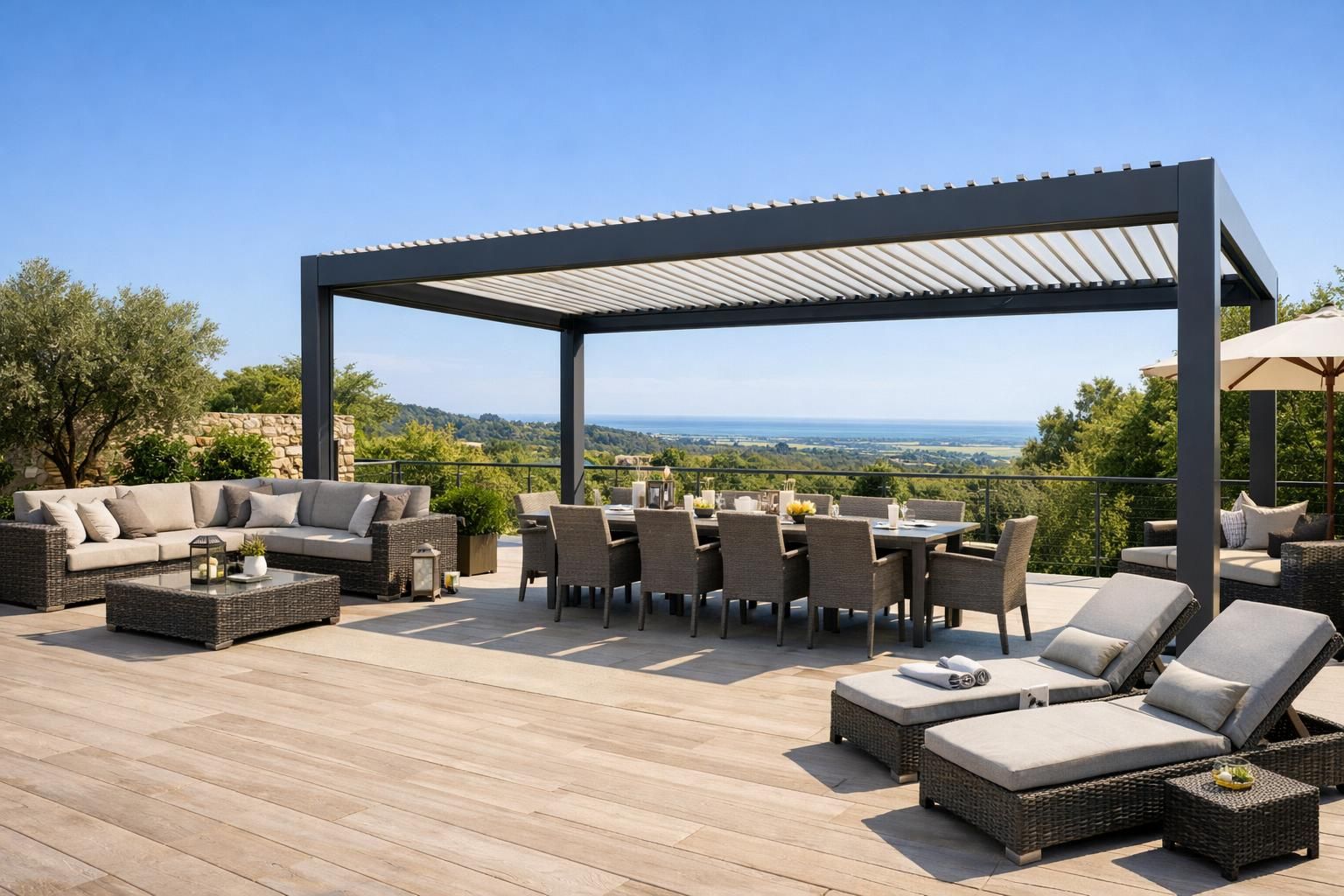 découvrez notre sélection de meubles de terrasse adaptés à chaque espace, pour aménager un extérieur confortable et sur-mesure qui correspond parfaitement à vos besoins.