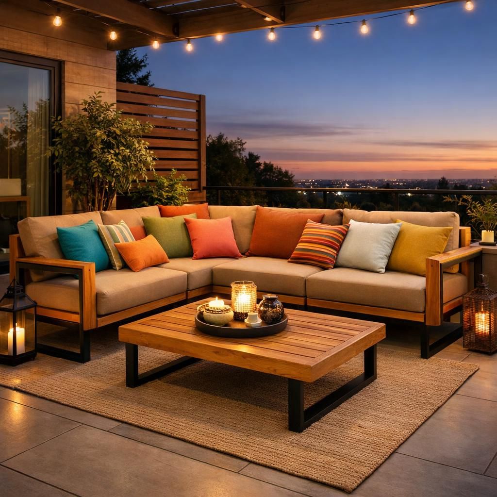 découvrez l'élégance naturelle avec notre collection exclusive de salons de jardin en teck, alliant confort, durabilité et design raffiné pour sublimer votre extérieur.