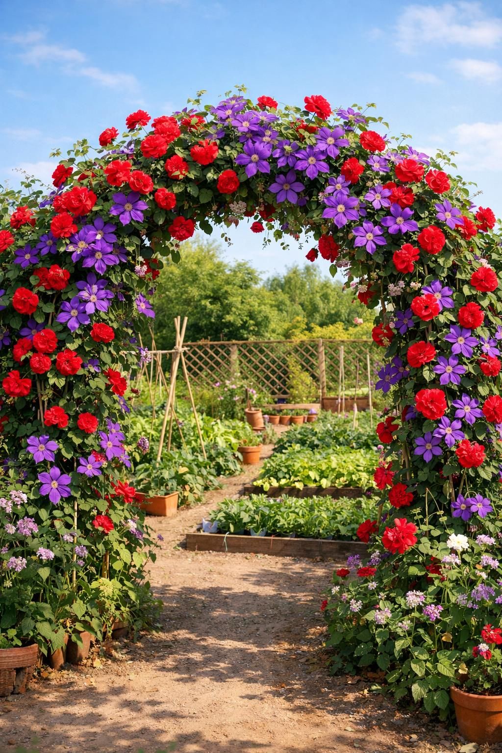découvrez comment une arche végétale pour plantes grimpantes peut transformer et embellir votre espace extérieur, ajoutant charme et élégance à votre jardin.