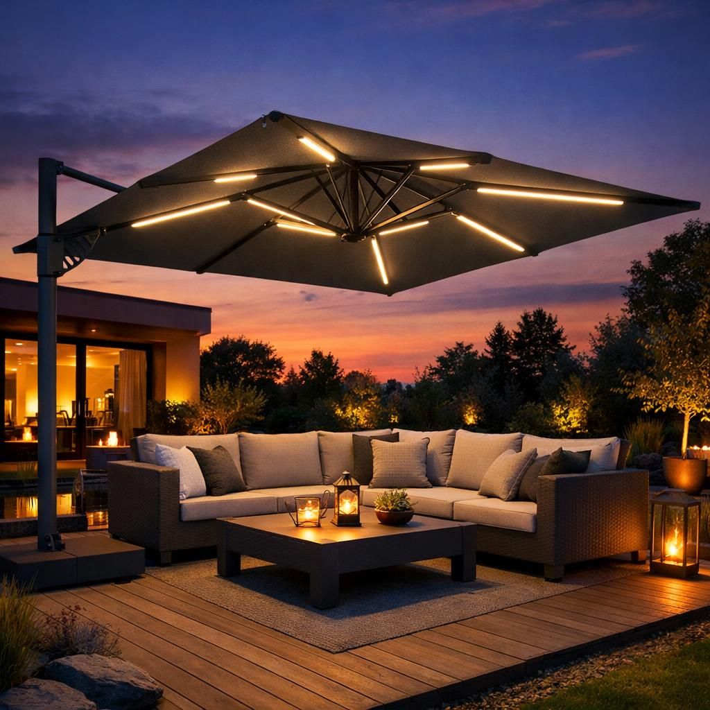 découvrez notre sélection de grands parasols de jardin alliant ombre et élégance pour profiter de votre extérieur avec style et confort.
