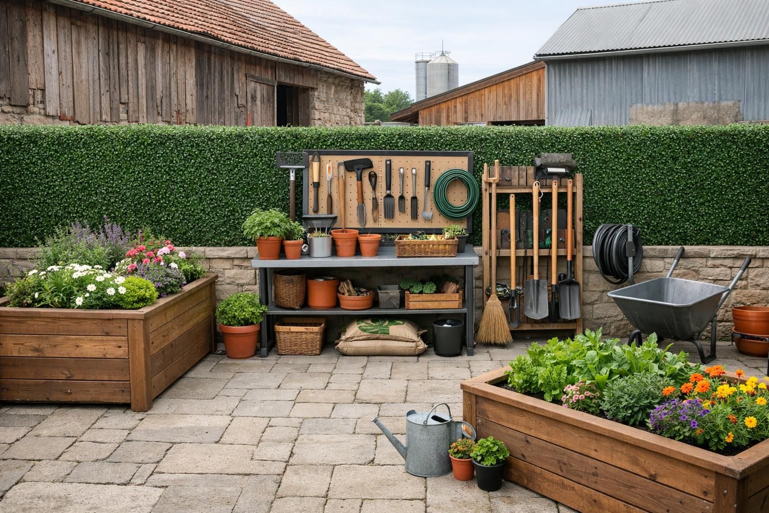 découvrez la haie artificielle 1m, l'alliance idéale entre esthétisme et intimité pour sublimer et protéger votre jardin toute l'année.