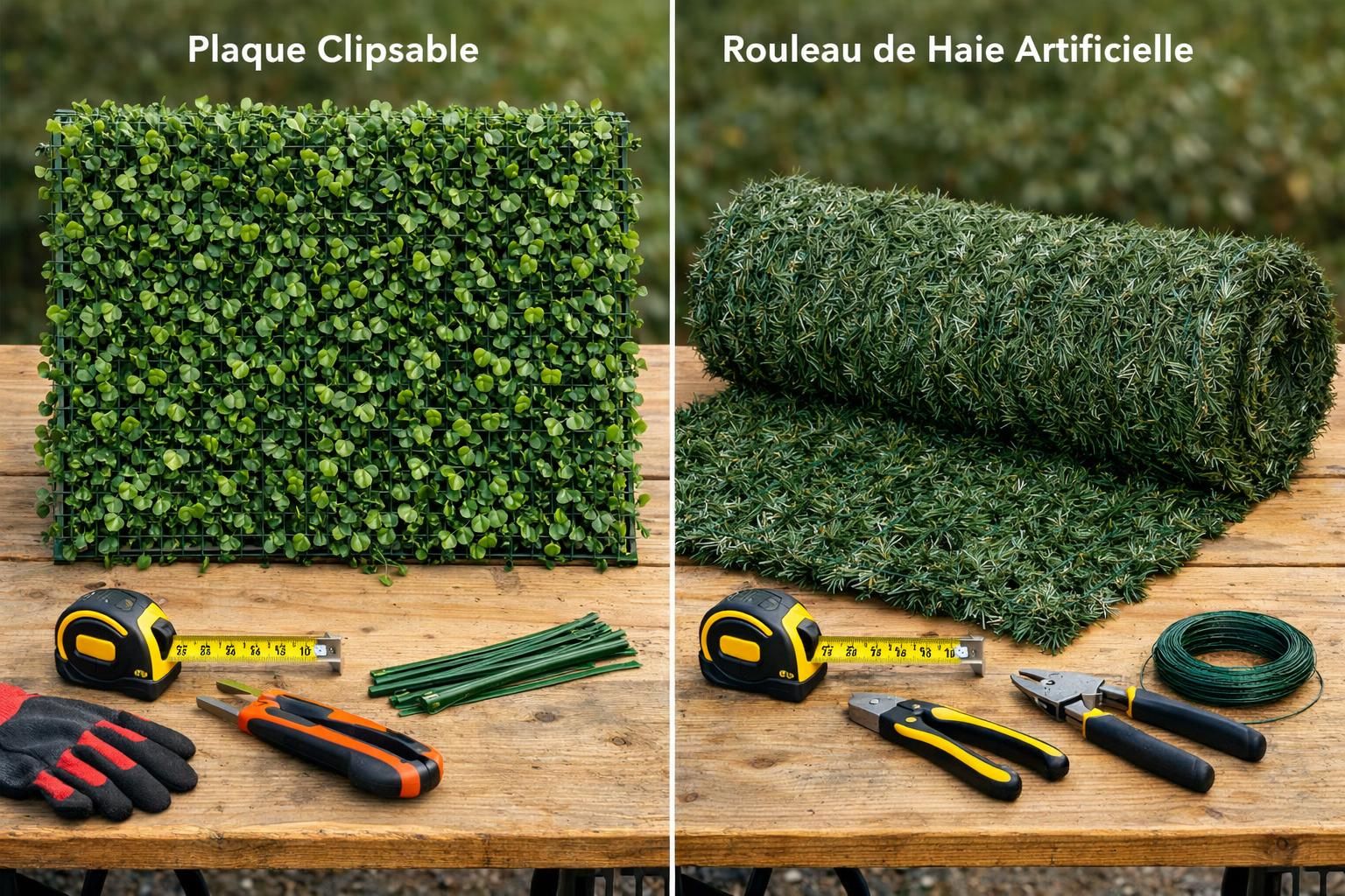 protégez votre intimité avec notre haie artificielle en feuillage dense et réaliste. facile à installer, elle vous garantit discrétion et beauté toute l'année, sans entretien.