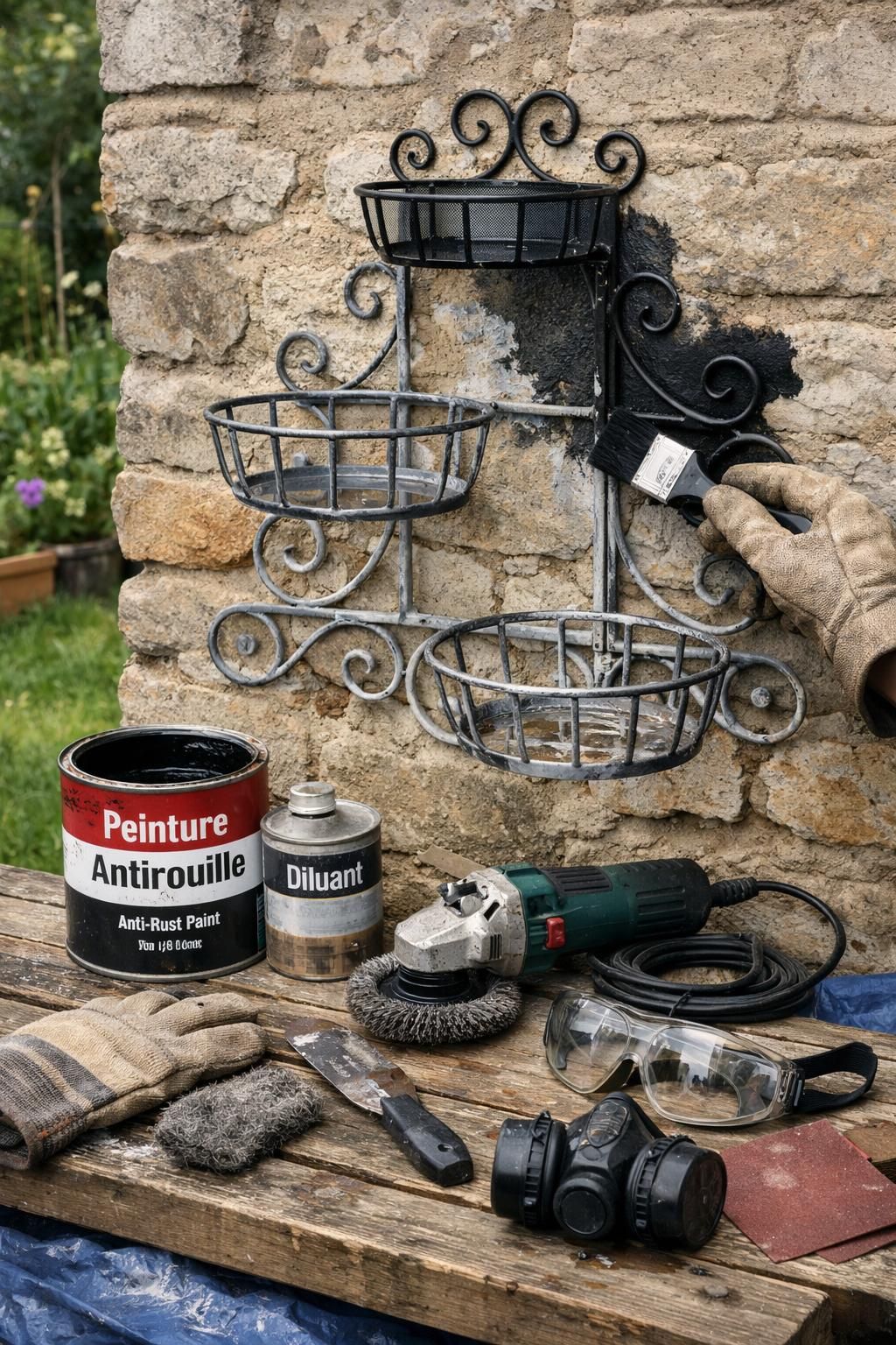découvrez le porte-plante mural, l'accessoire déco tendance idéal pour sublimer votre jardin extérieur avec style et originalité.