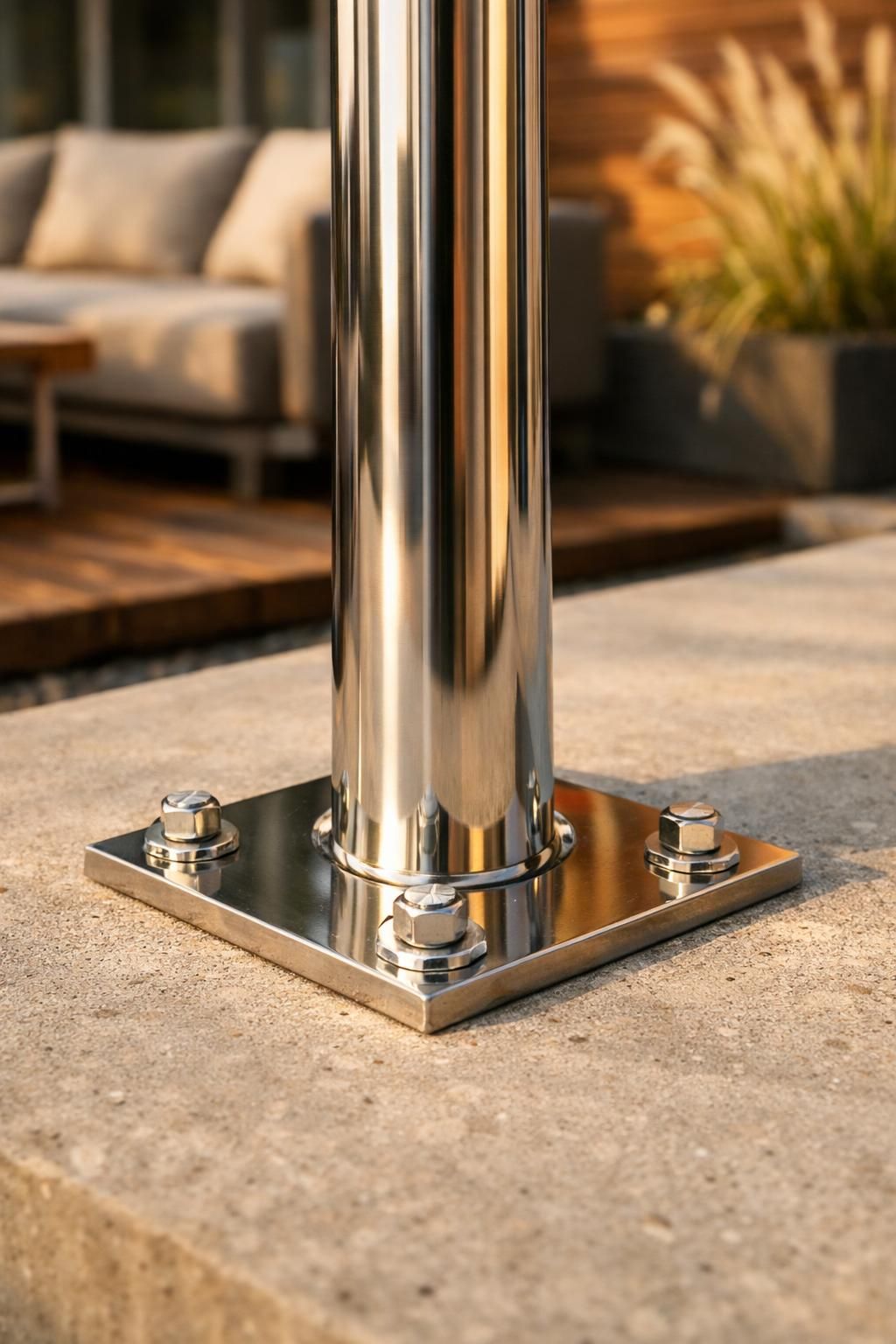 découvrez notre support robuste pour voile d'ombrage, l'accessoire essentiel pour profiter pleinement de votre espace extérieur en tout confort et sécurité.