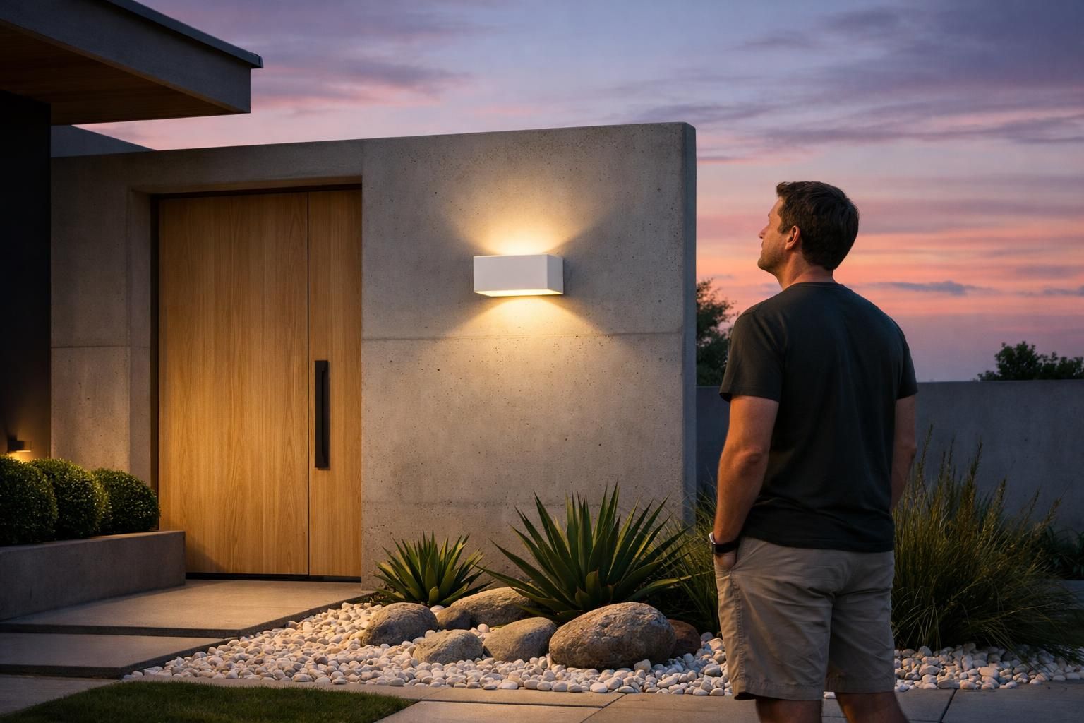 découvrez notre applique extérieure blanche, parfaite pour sublimer votre éclairage design et apporter une touche élégante à votre espace extérieur.